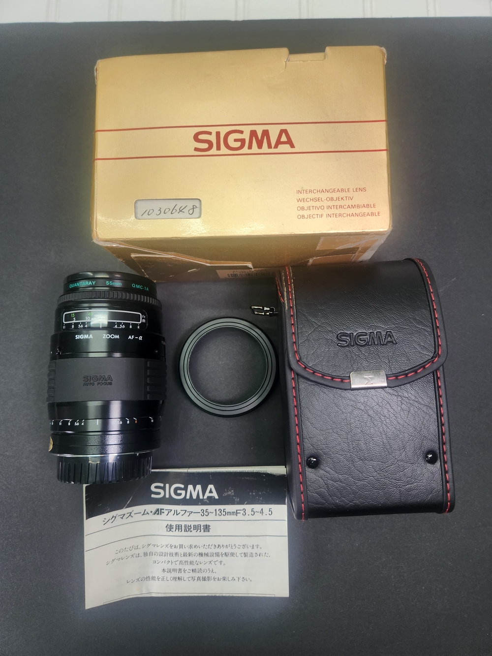 Vintage Sigma AF Zoom 35-135mm f/3.5-4.5 Lens for Minolta A-Mount – With Box